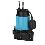 Little Giant 510852 10EC Series Little Giant  1/2 hp submersible sump Piggyback Mechanical Float Cast Iron Base Sump Pump 6.5 Amps 1/2 in solids handling Cast Iron  Tether or Vertical Float Shut off height 36 ft 3420 GPH At 10 Ft Sump Pump